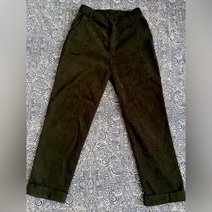 High Waist Cordoruy Trouser